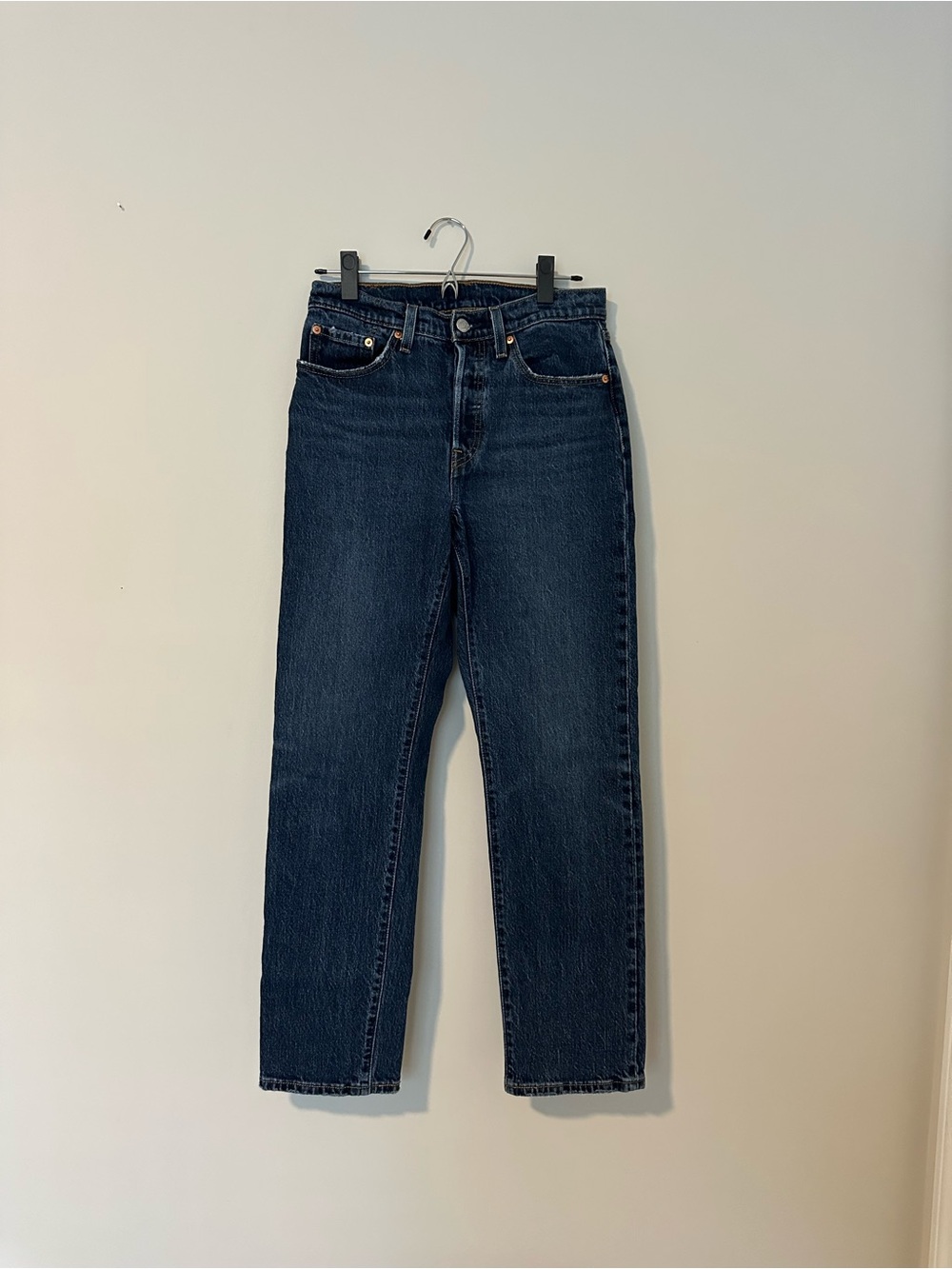 Levi's Dark Indigo Straight Jeans